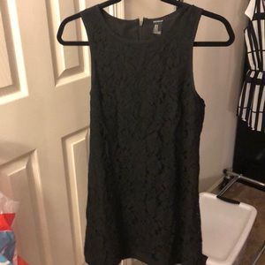Black lace dress